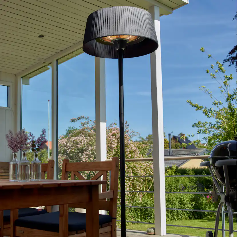 Terrassvärmare Hortus Golvmodell med skärm Ø60 cm 900/1200/2100 W HA