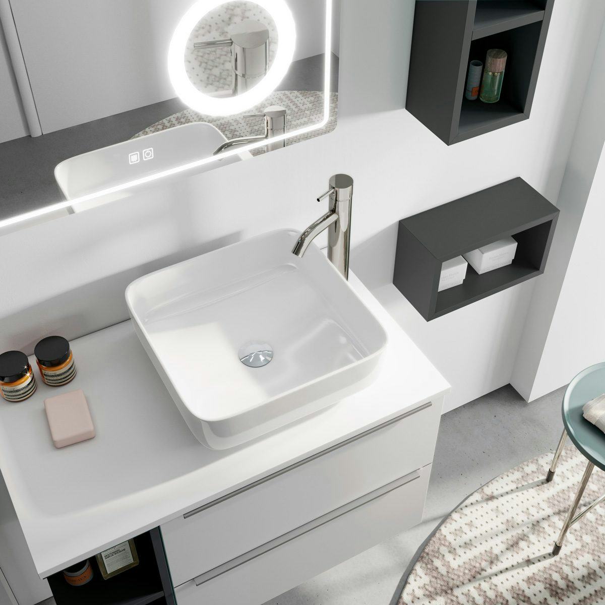 Tvättställ Tenfors Sei 390x390 mm