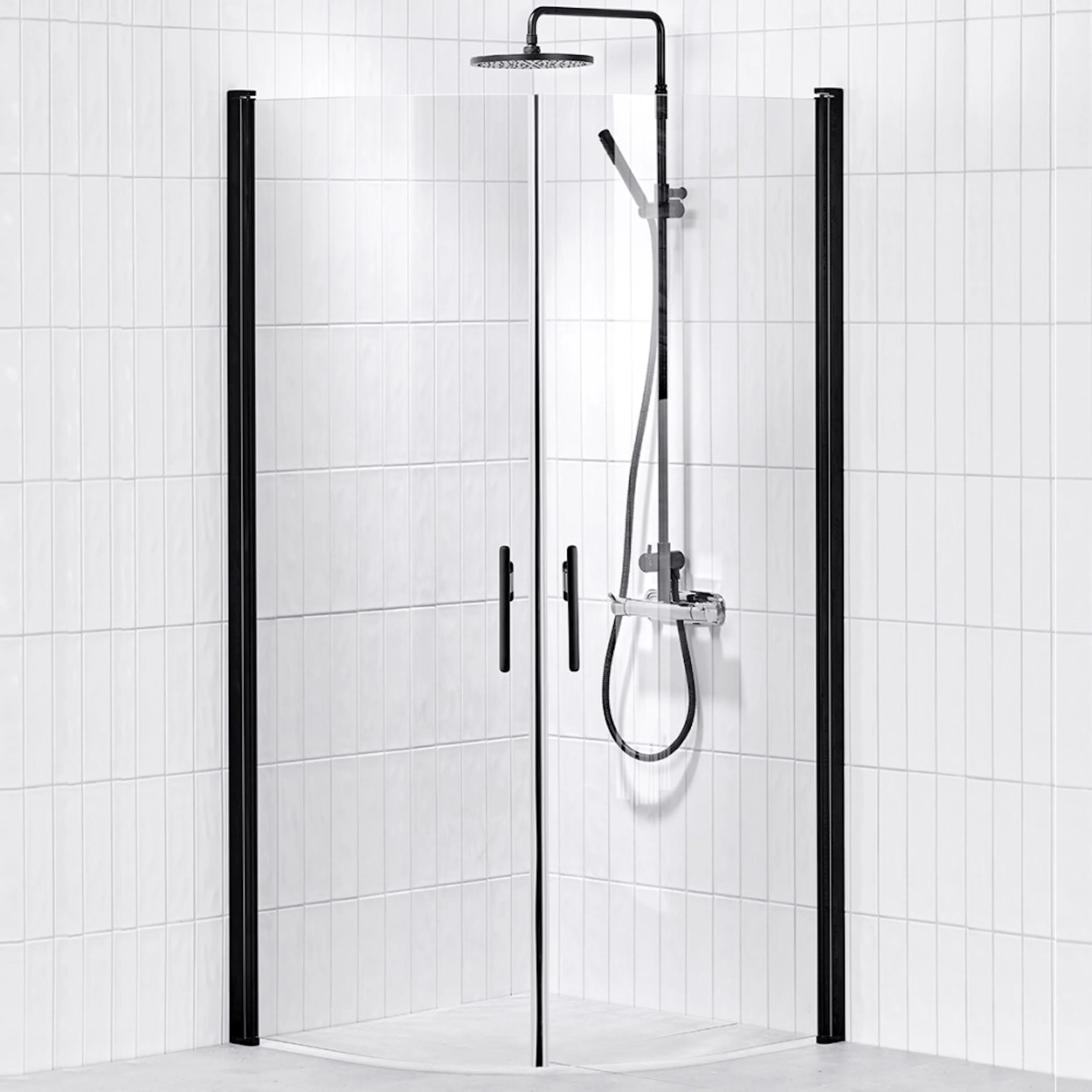 Duschhörn Alterna Lusso Svängd Lackerad Profil