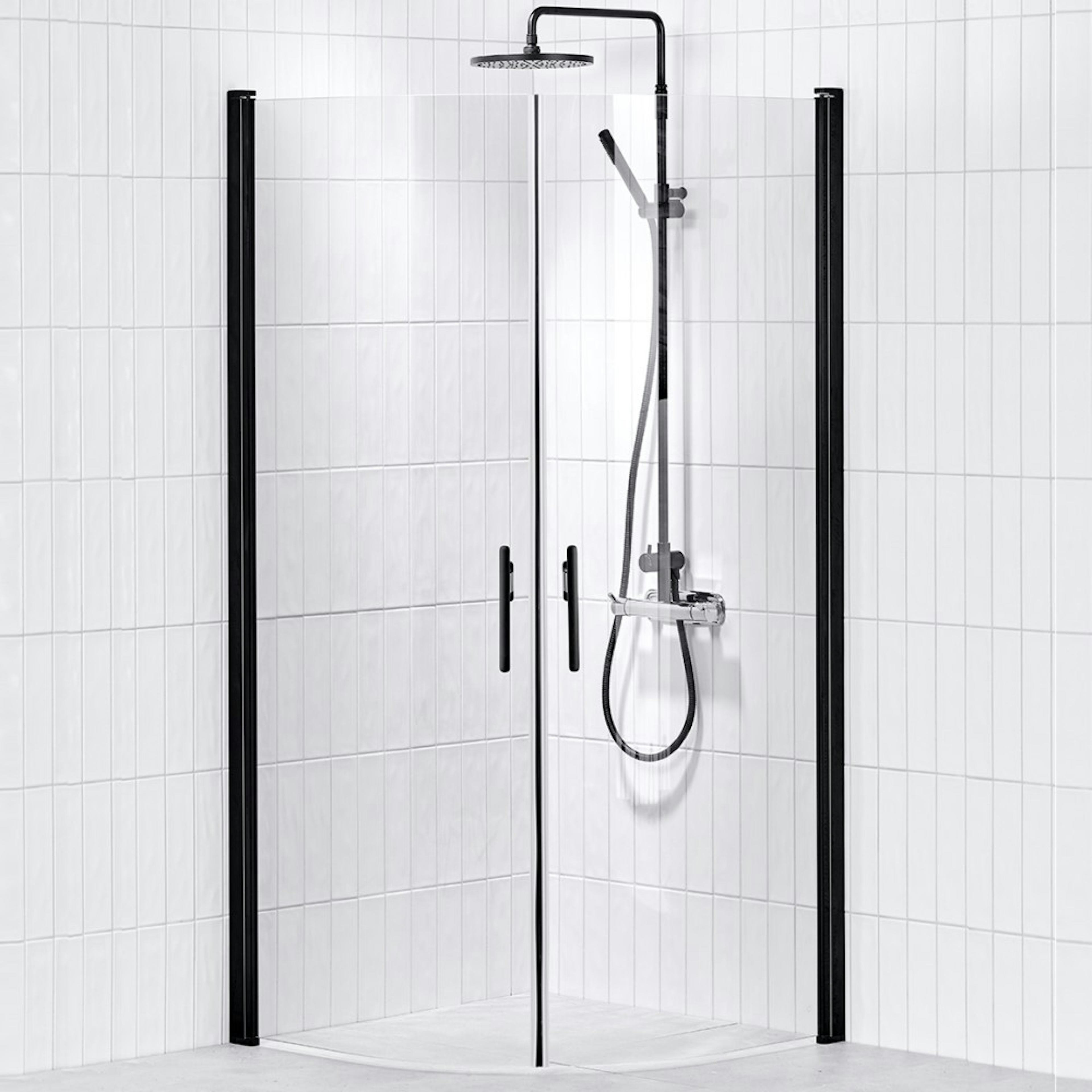 Duschhörn Alterna Lusso Svängd Lackerad Profil