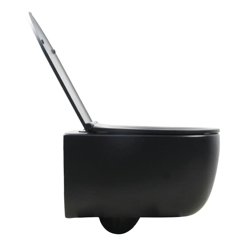 Vägghängd Toalettstol Macro Design Silent Rimless med Tornadospolning