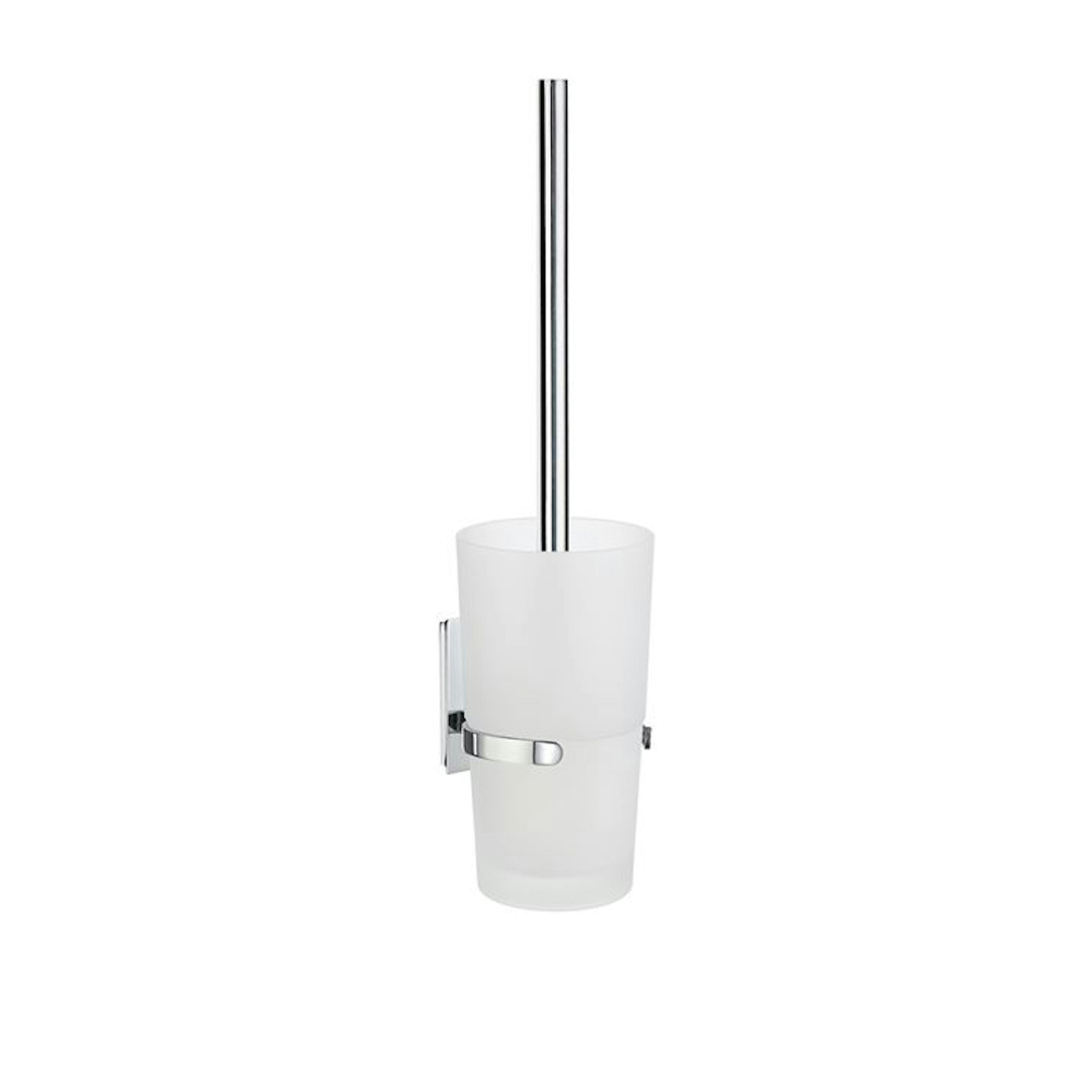 Toalettborste Smedbo Pool ZK333 Krom/Frostat Glas