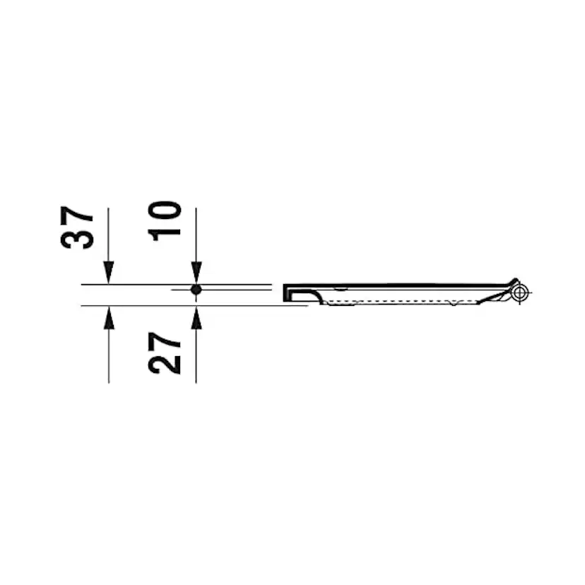 Toalettsits Duravit DuraStyle 002079 Mjukstängande