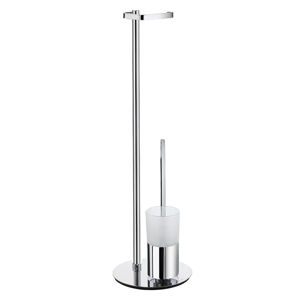 Toalettpappershållare Smedbo Outline FK312 Krom/Frostat Glas