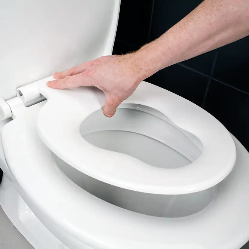 Toalettsits Arrow Duo Seat Mjukstängande Hårdsits