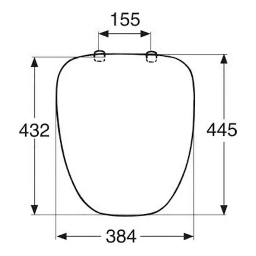 Toalettsits IDO Aniara 91280 Mjuksits
