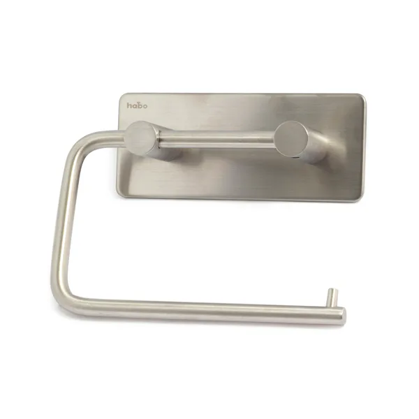 Toalettspappershållare Habo Angle Rostfri Borstad Självhäftande