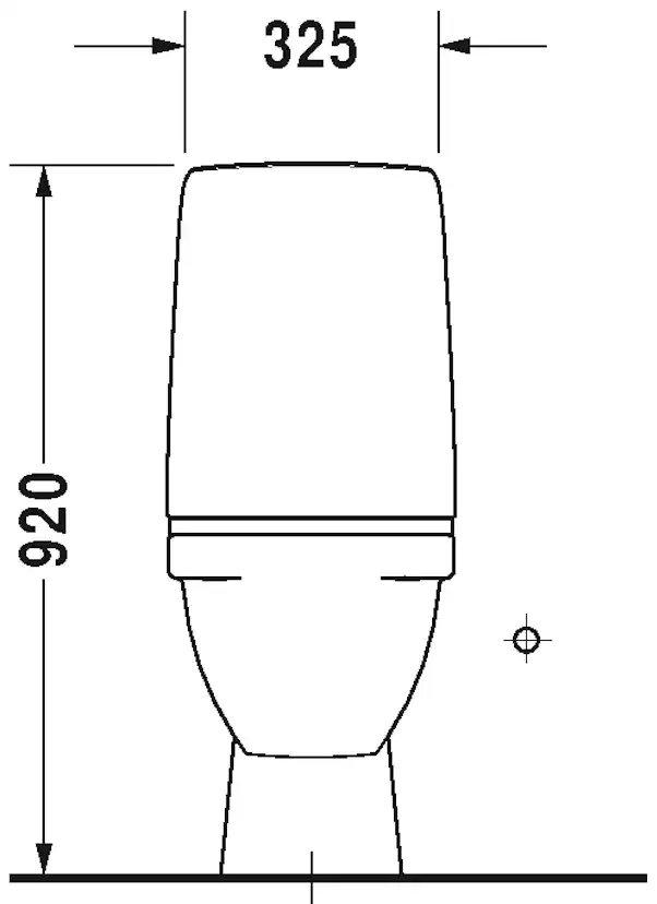 Toalettstol Duravit Durastyle Rimless 010701 med Mjukstängande Hårdsits