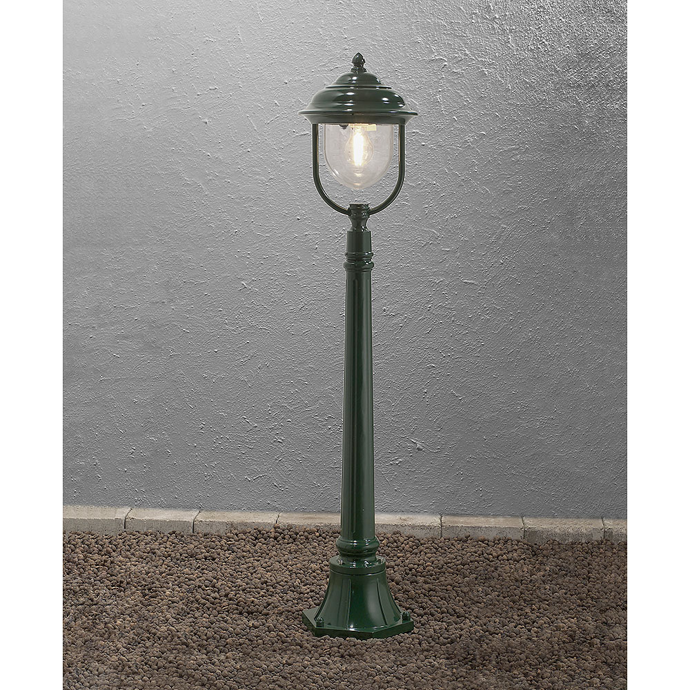 Trädgårdslykta Gnosjö Konstsmide Parma E27 med Stolpe
