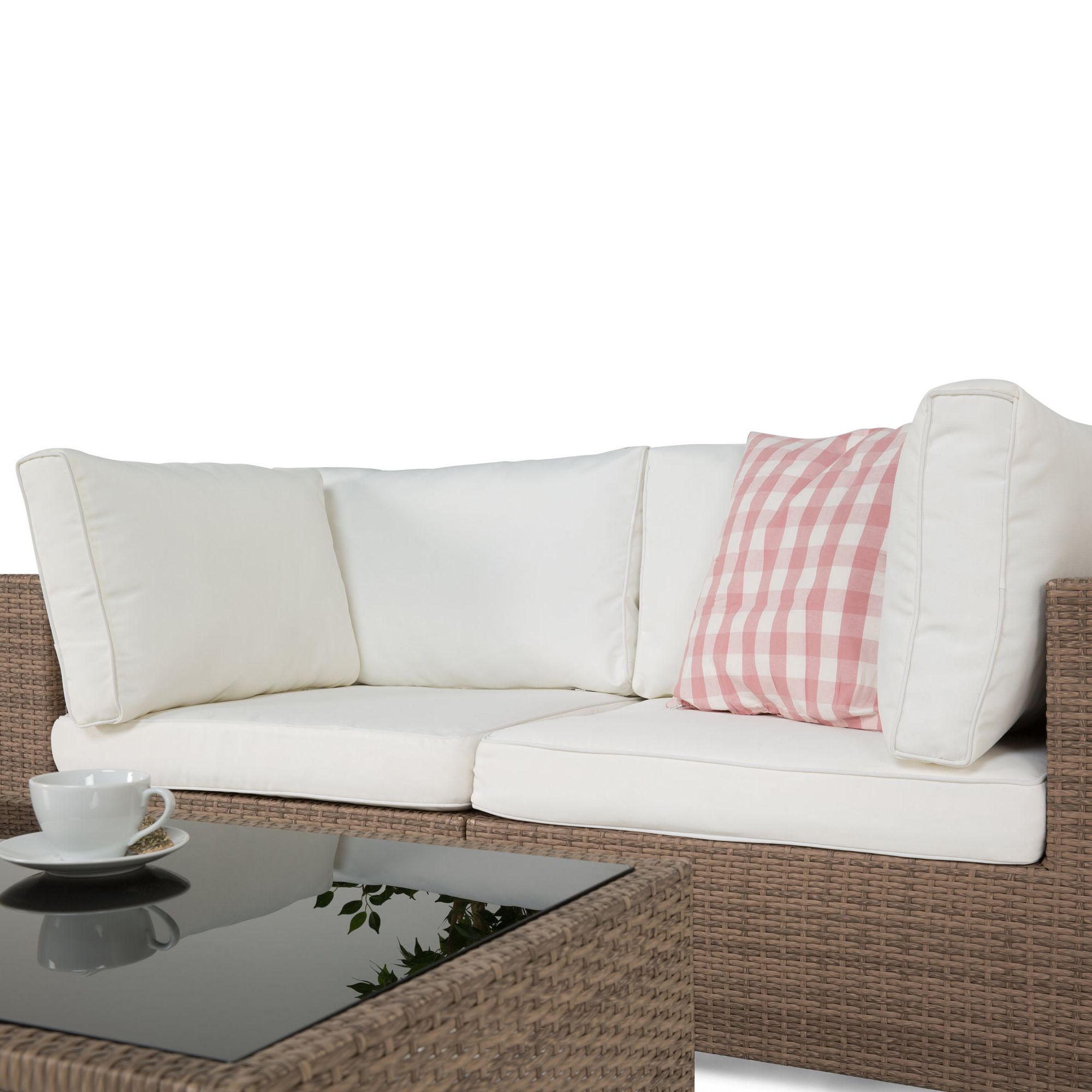 Trädgårdsmöbel Comfort Garden Loungegrupp Treviso 4 Brun