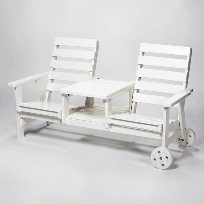 Trädgårdsmöbel Eden Wood Duo Seat