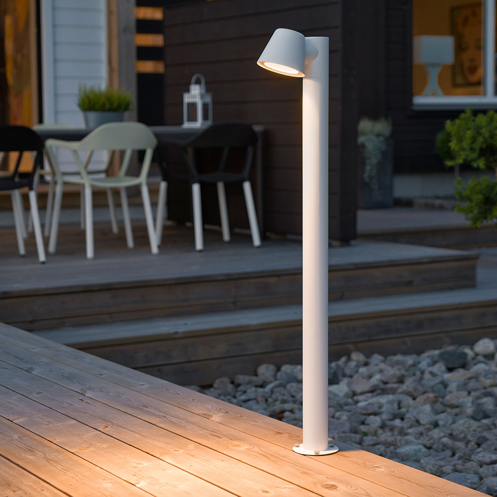 Trädgårdstolpe Gnosjö Konstsmide Trieste GU10 med Stolpe