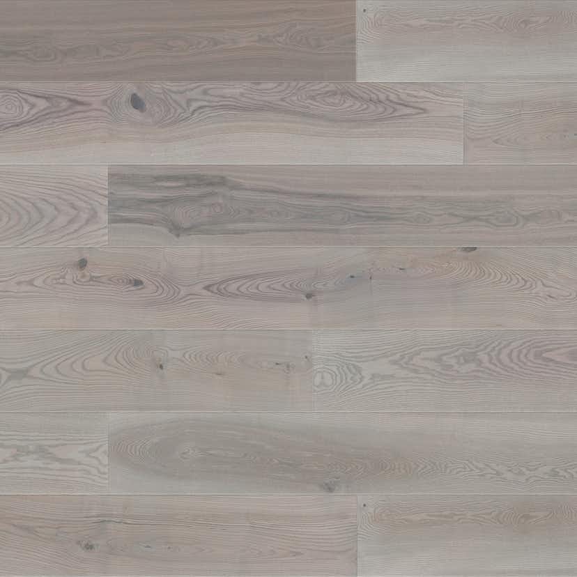 Trägolv Arena XL Plank Ask Ljusgrå, Mattlackat 1-Stavs Parkettgolv