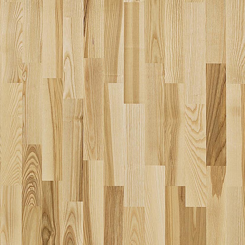 Trägolv Kährs Original Vaila Ask, Lackat 3-Stavs Parkettgolv