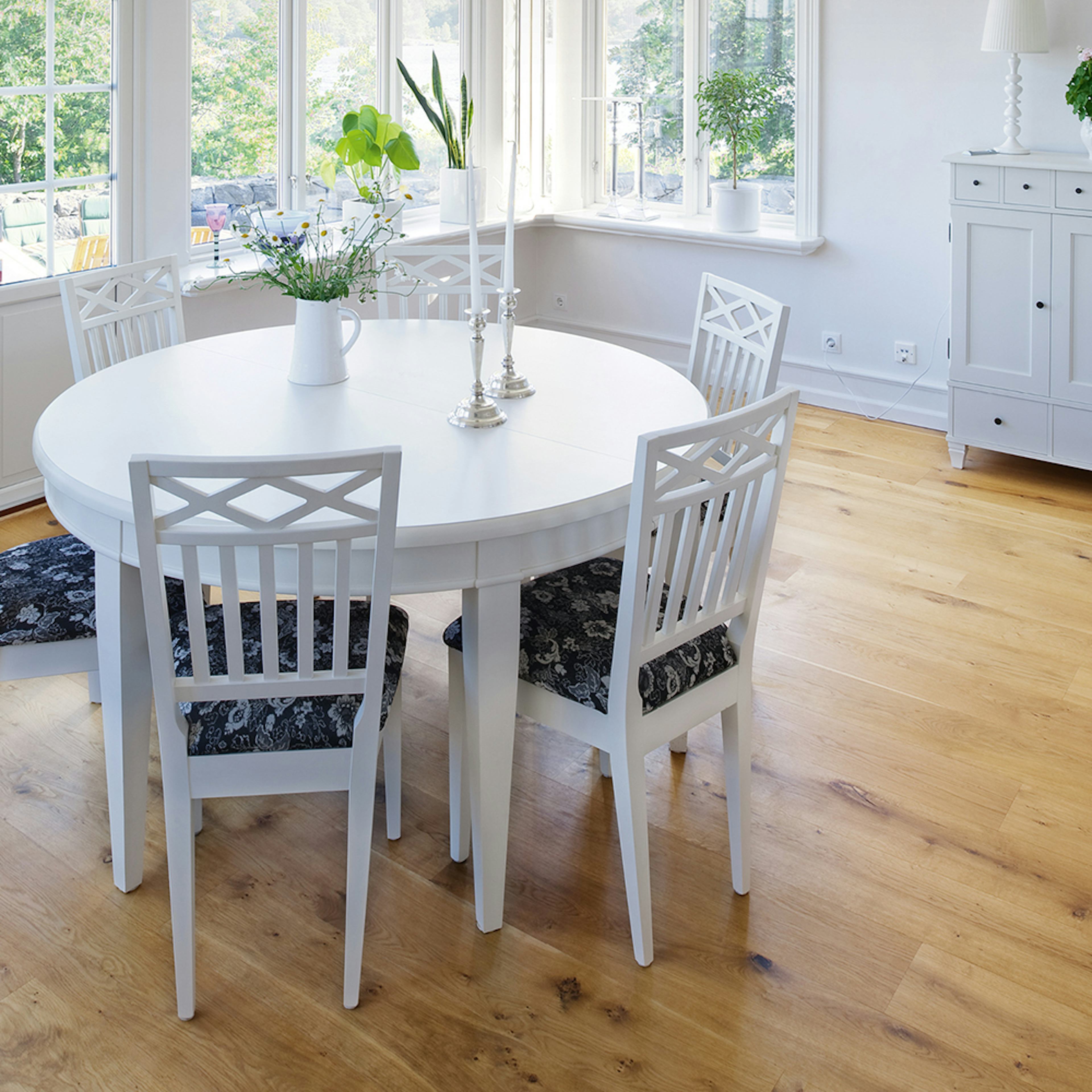 Parkettgolv Berg & Berg Ek XXL Hjärter Borstad Naturolja 1-Stav