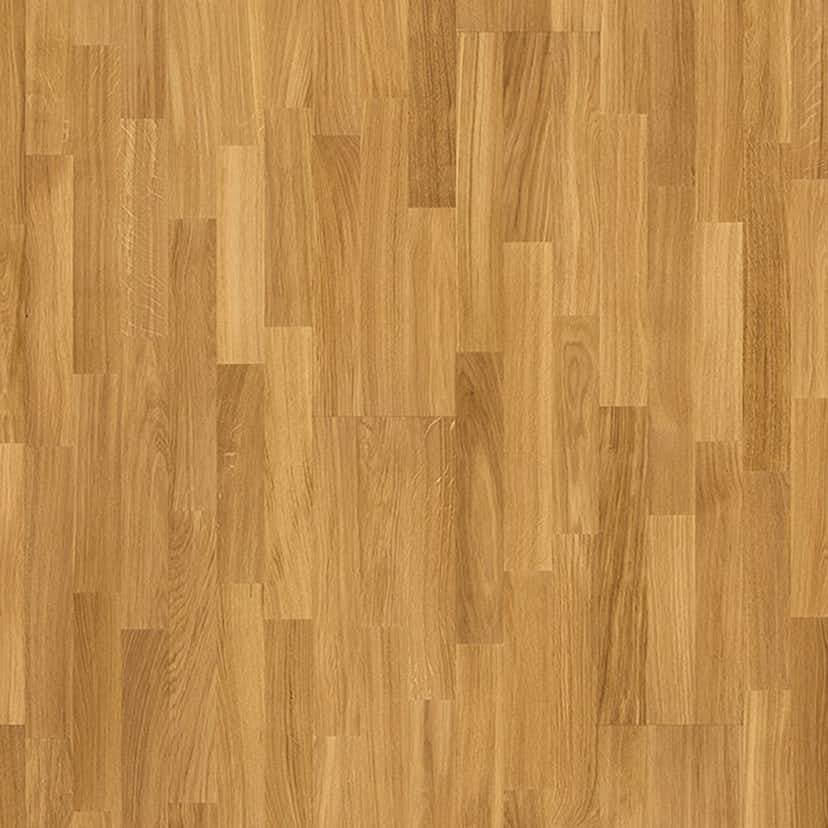 Parkettgolv Berg & Berg Ek L Klöver Mattlack 3-Stav