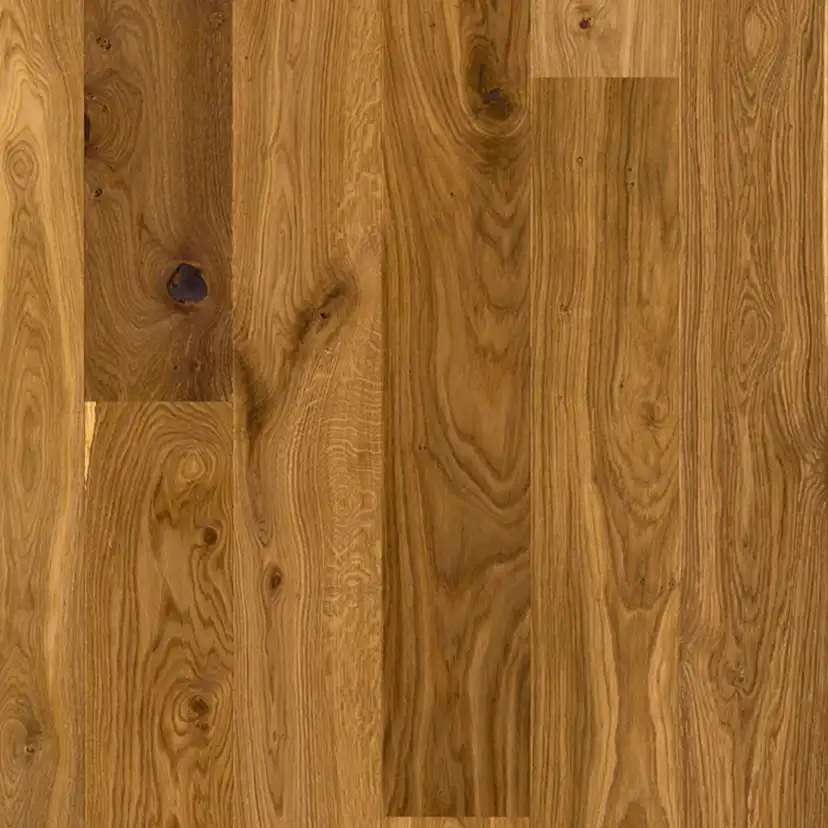 Parkettgolv Berg & Berg Ek XXL Lappland Rustik Borstad Naturolja 1-Stav