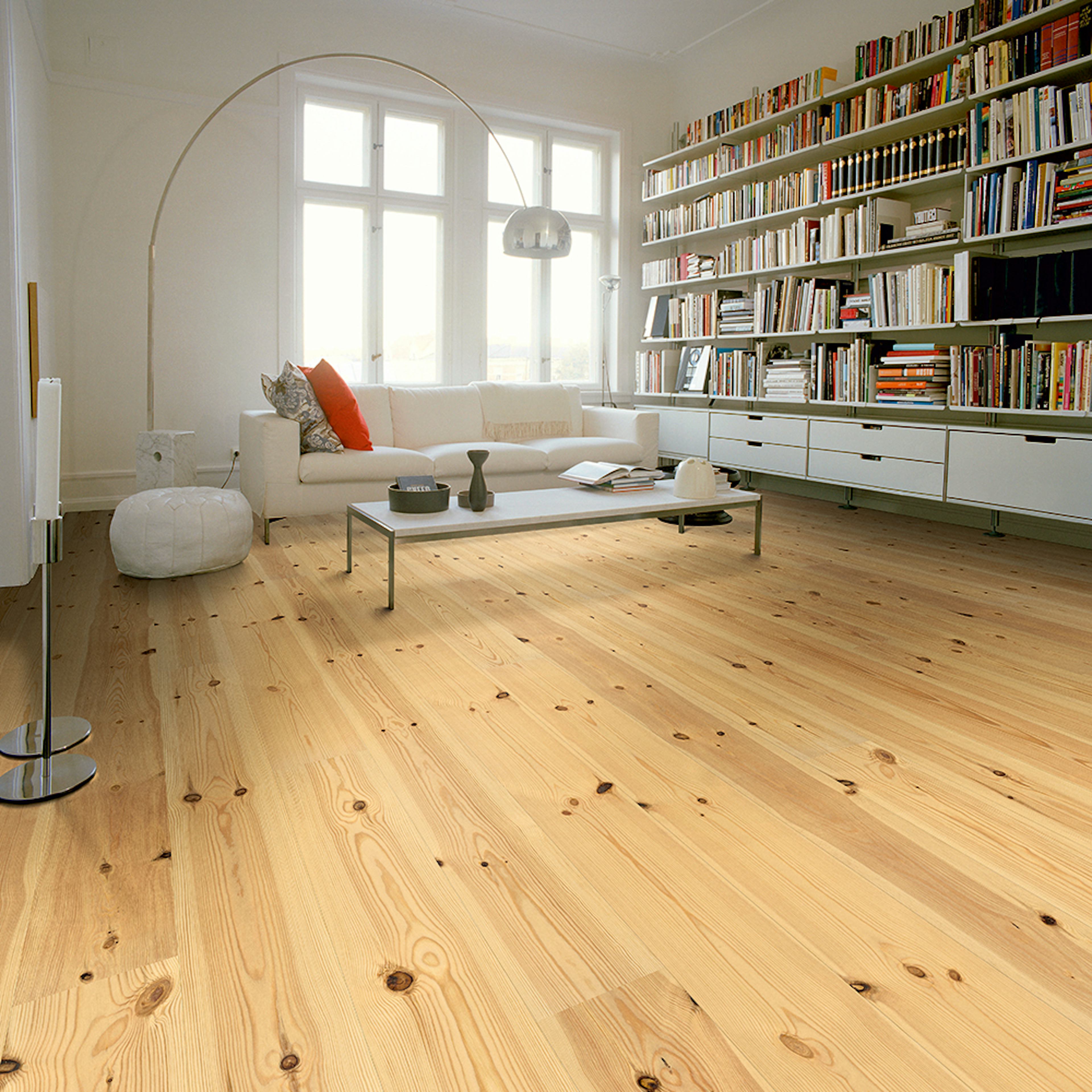 Parkettgolv Berg & Berg Norrlandsfuru XXL Lut Naturolja 1-Stav