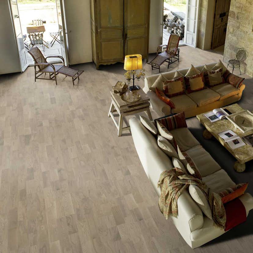 Parkettgolv Kährs Ek Dim 2-stav Ultramattlackad Borstad