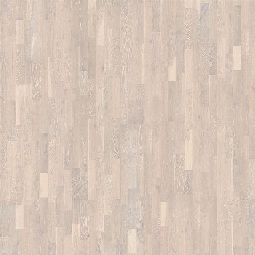 Parkettgolv Kährs Limestone Vit Mattlackad Borstad Ek 3-stav
