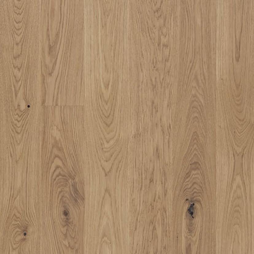 Parkettgolv Kährs Nouveau White Mattlackad Borstad Vit Ek 1-stav