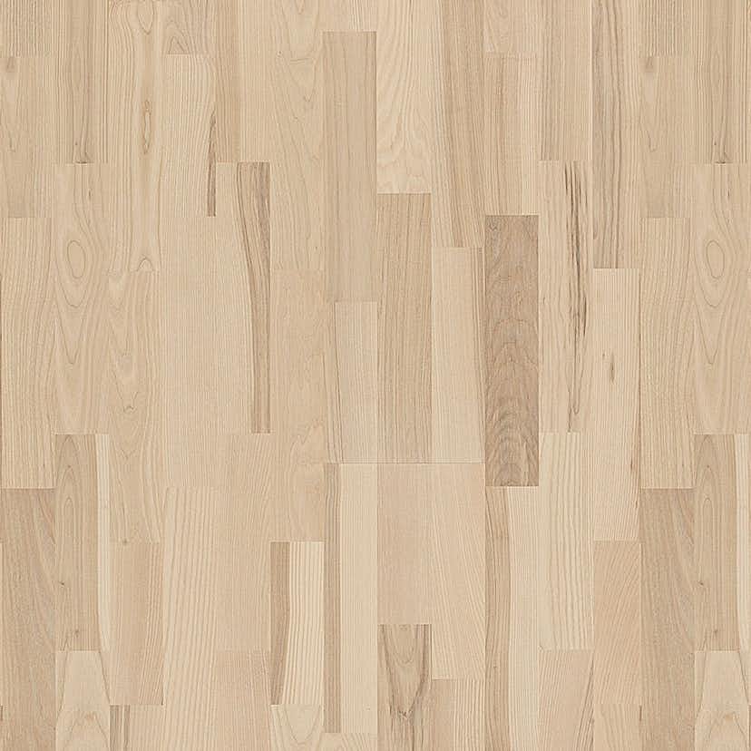 Trägolv Kährs Original Skagen Ask, Mattlackat 3-Stavs Parkettgolv