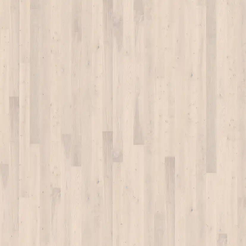 Trägolv Kährs Original Sky Vit Ek, Ultramattlackat 1-Stav Borstat Parkettgolv