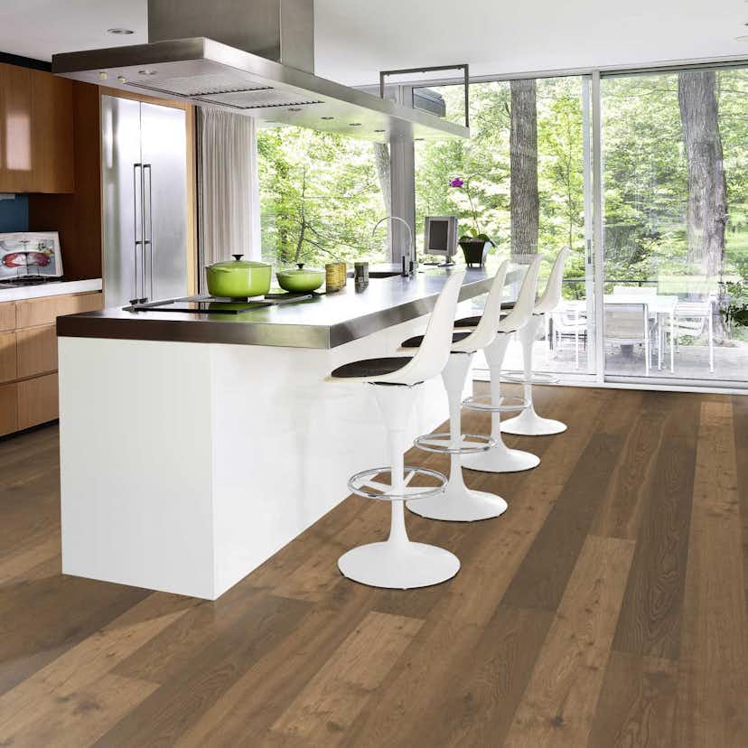 Parkettgolv Kährs Terra Mattlackad Borstad Ek 1-stav