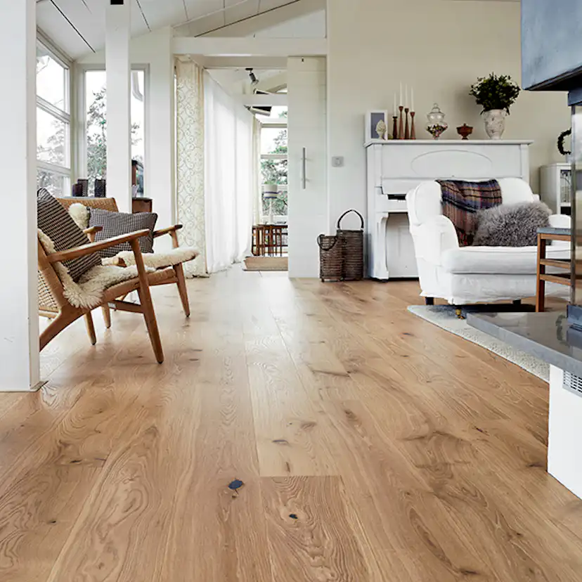 Trägolv Tarkett Heritage Ek Blonde Hårdvaxoljat 1-Stavs Parkettgolv