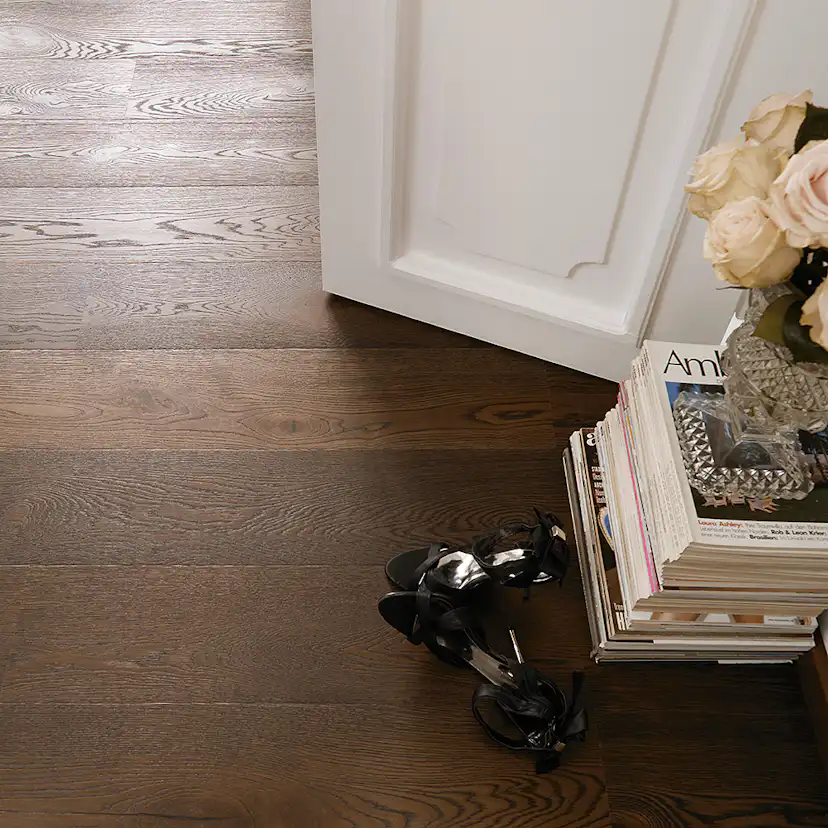 Parkettgolv Tarkett Heritage Ek Old Brown 1-stav Hårdvaxoljad