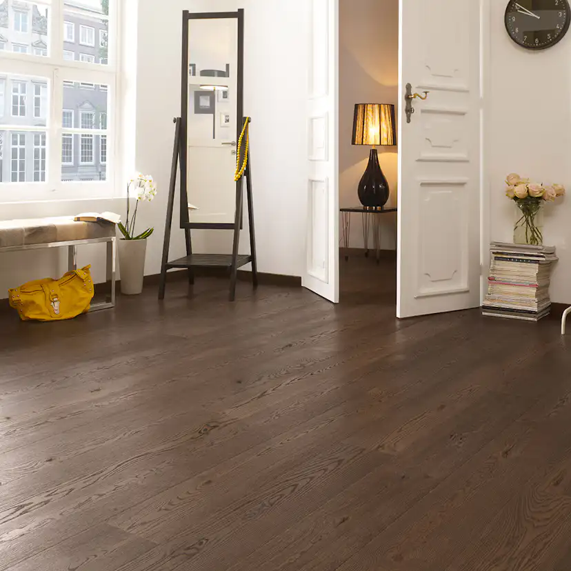 Parkettgolv Tarkett Heritage Ek Old Brown 1-stav Hårdvaxoljad