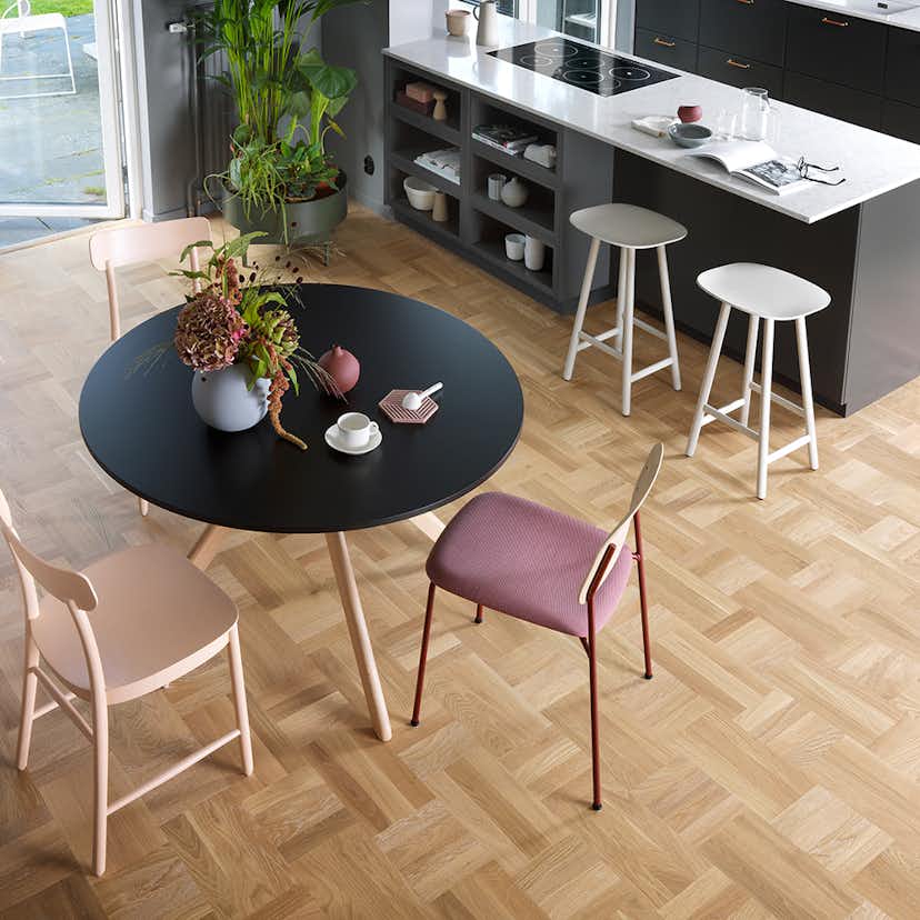 Trägolv Tarkett Noble Ek Art Deco Parkettgolv med Holländskt Mönster