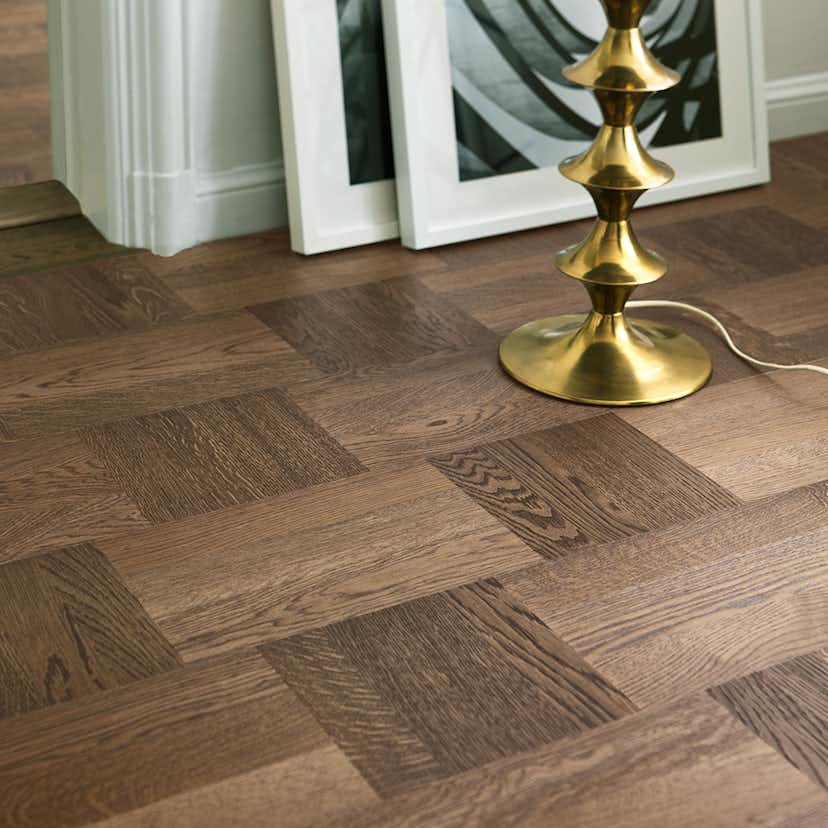 Trägolv Tarkett Noble Ek Wasa, Hårdvaxoljat Parkettgolv med Holländskt Mönster