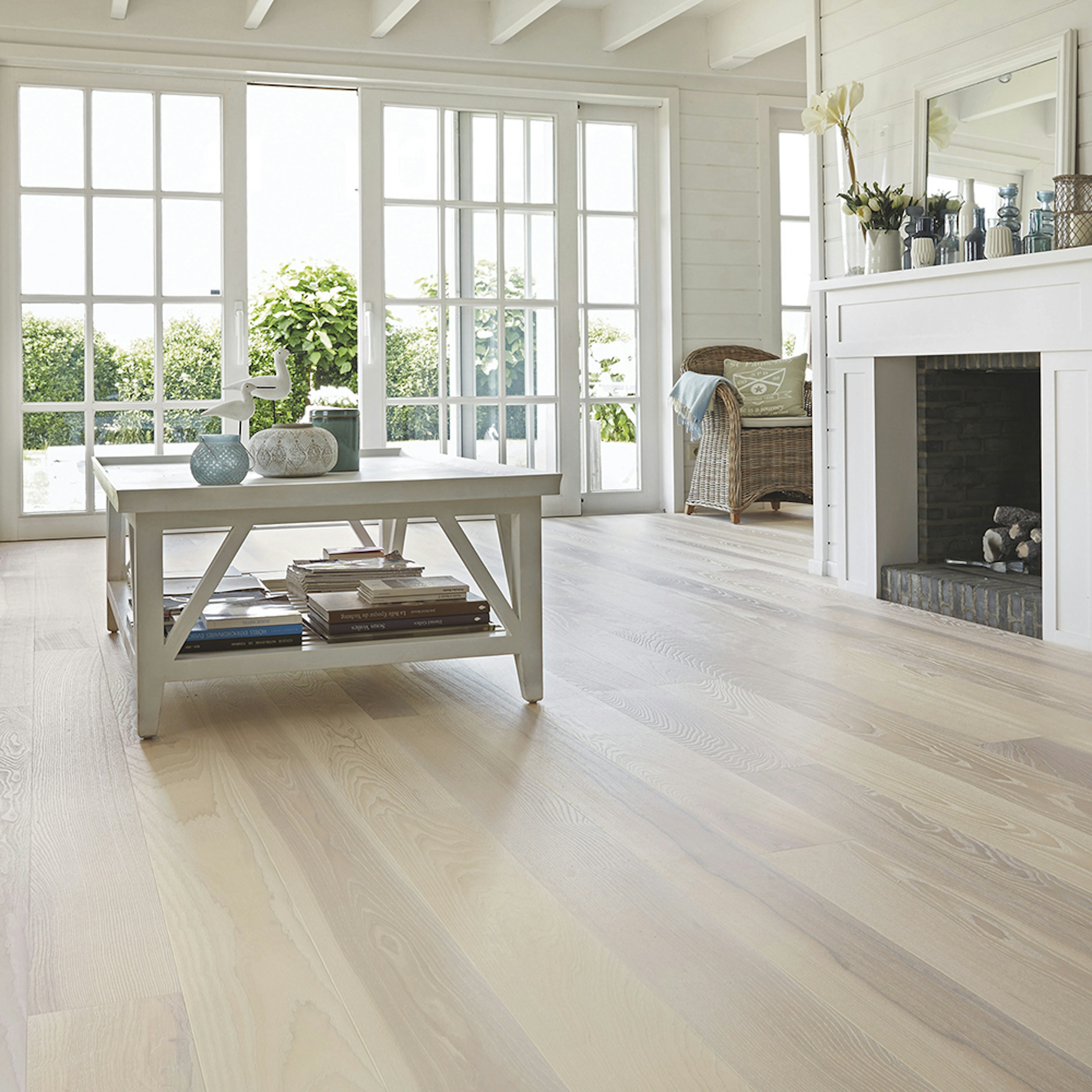 Parkettgolv Tarkett Prestige Ask Seashell Hårdvaxoljad