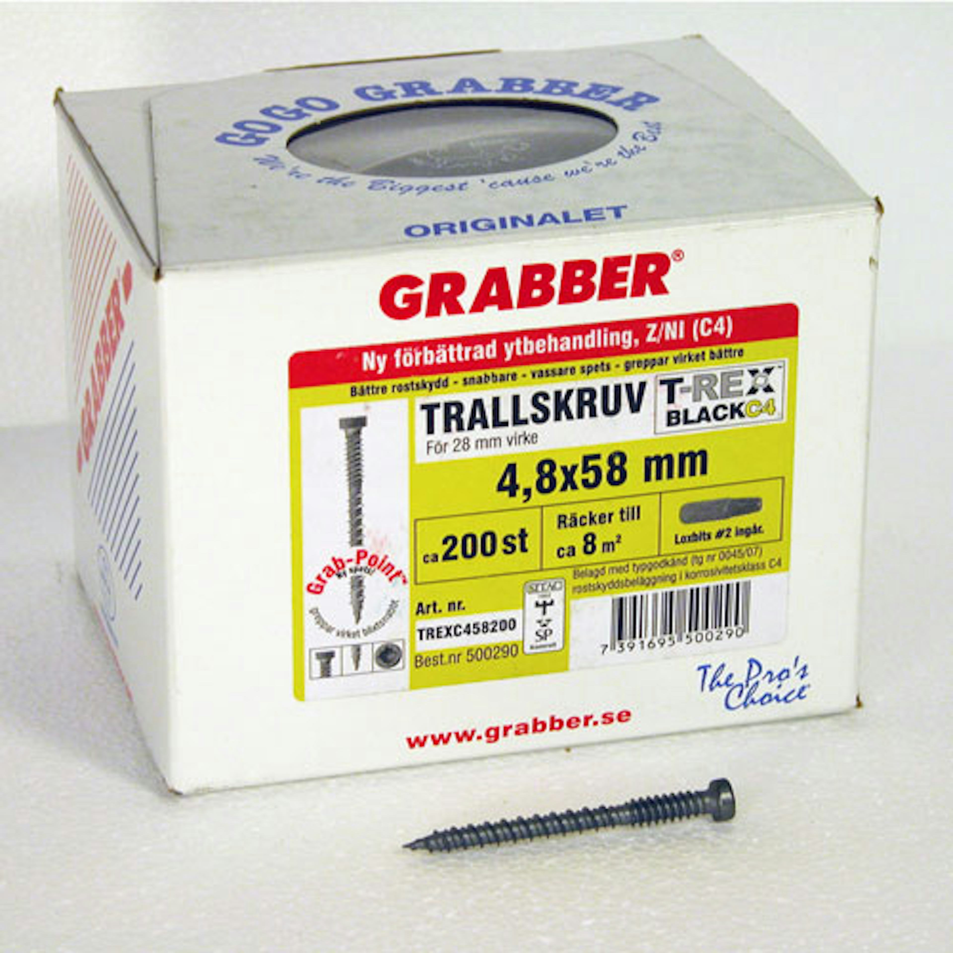 Trallskruv Grabber T-Rex C4