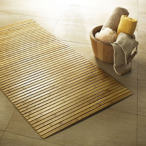 Trämatta Kleine Wolke Bambus