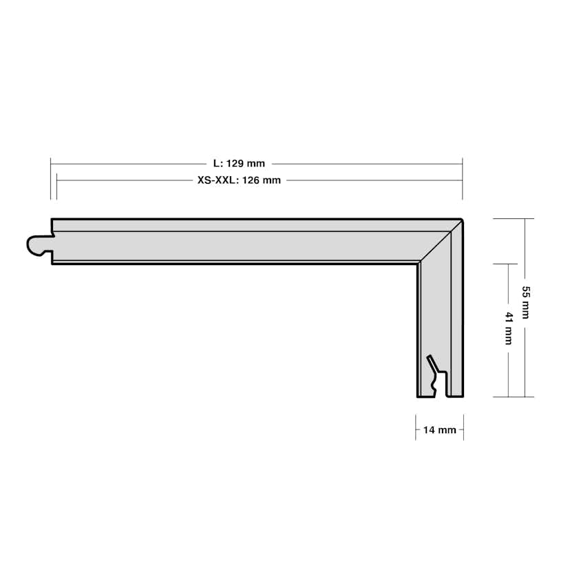 Trappnos Berg Berg Ek XXL Spader Mattlack Trapp B