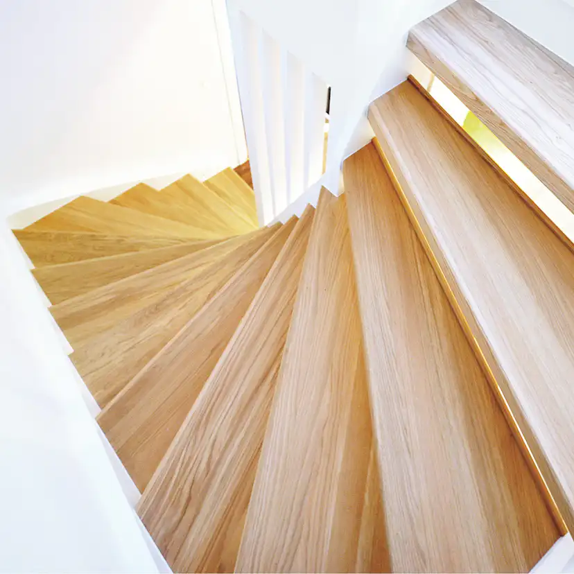 Trapprenovering Lundbergs Premium Lackad Ek Dubbelsteg