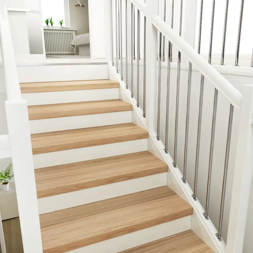 Trapprenovering Lundbergs Premium Oljad Ek Enkelsteg