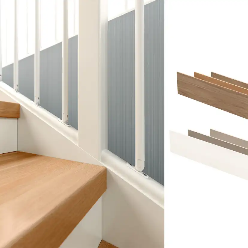 Trapprenovering Lundbergs Trend Laminat Grå Sättsteg