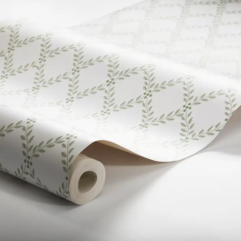 Tapet Boråstapeter Falsterbo III Trellis Leaves 7671