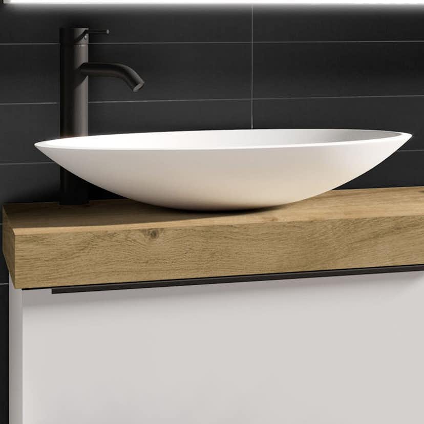 Tvättställ Tenfors Solid Surface Oval
