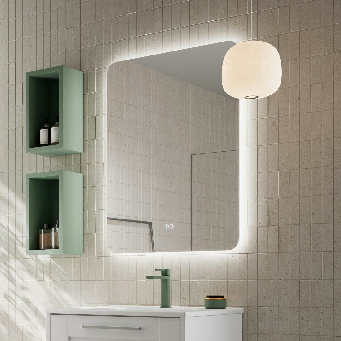 Badrumsspegel Tenfors Verona LED Imfri