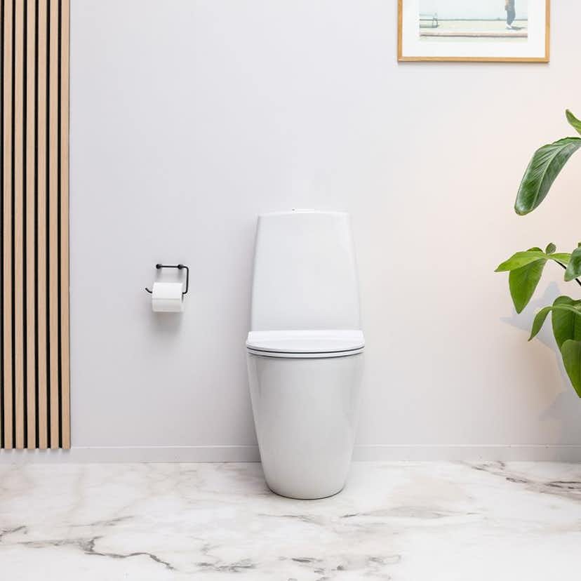 Toalettstol Ifö Spira Art 6250 Turboflush med WC-Lim