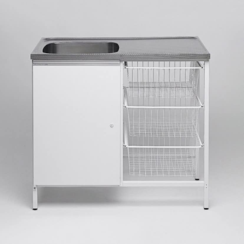 Tvättbänk Contura Steel CAB 10 Vit