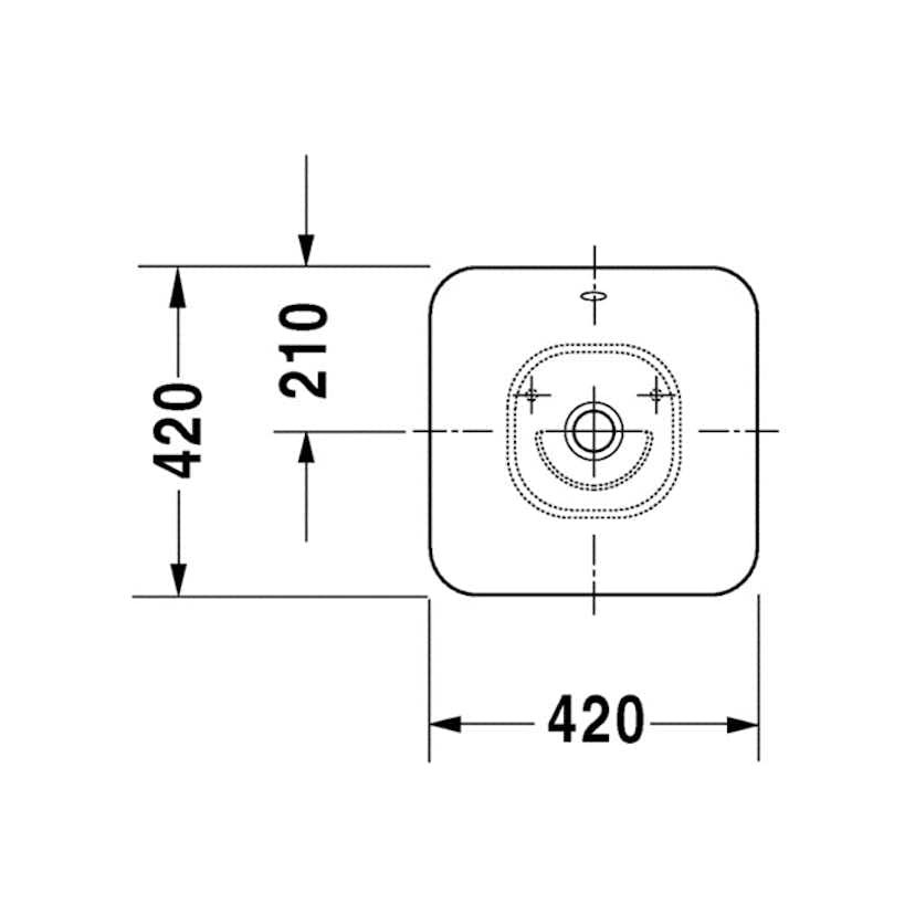 Tvättställ Duravit Bacino