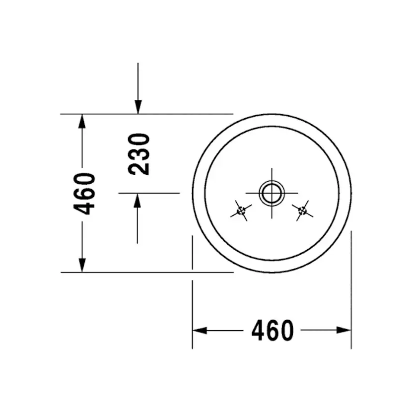 Tvättställ Duravit Starck 1 044546