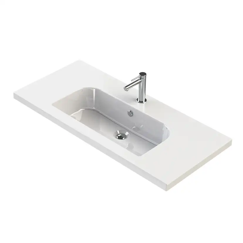 Tvättställ Miller Badrum D-form 100