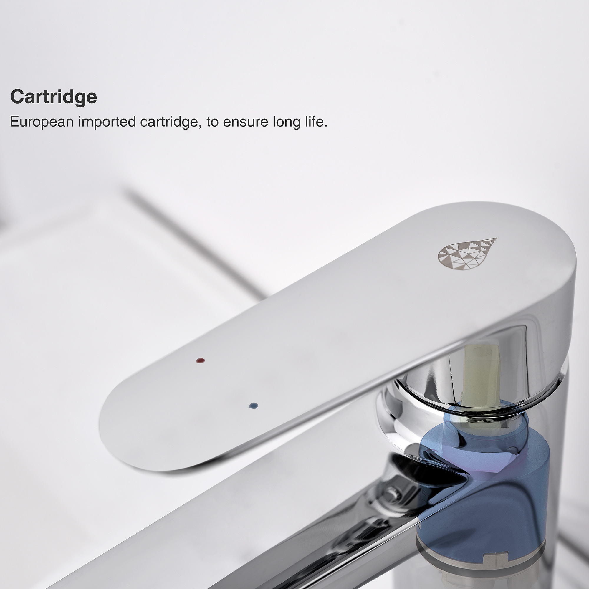 Tvättställsblandare Bathlife Springa