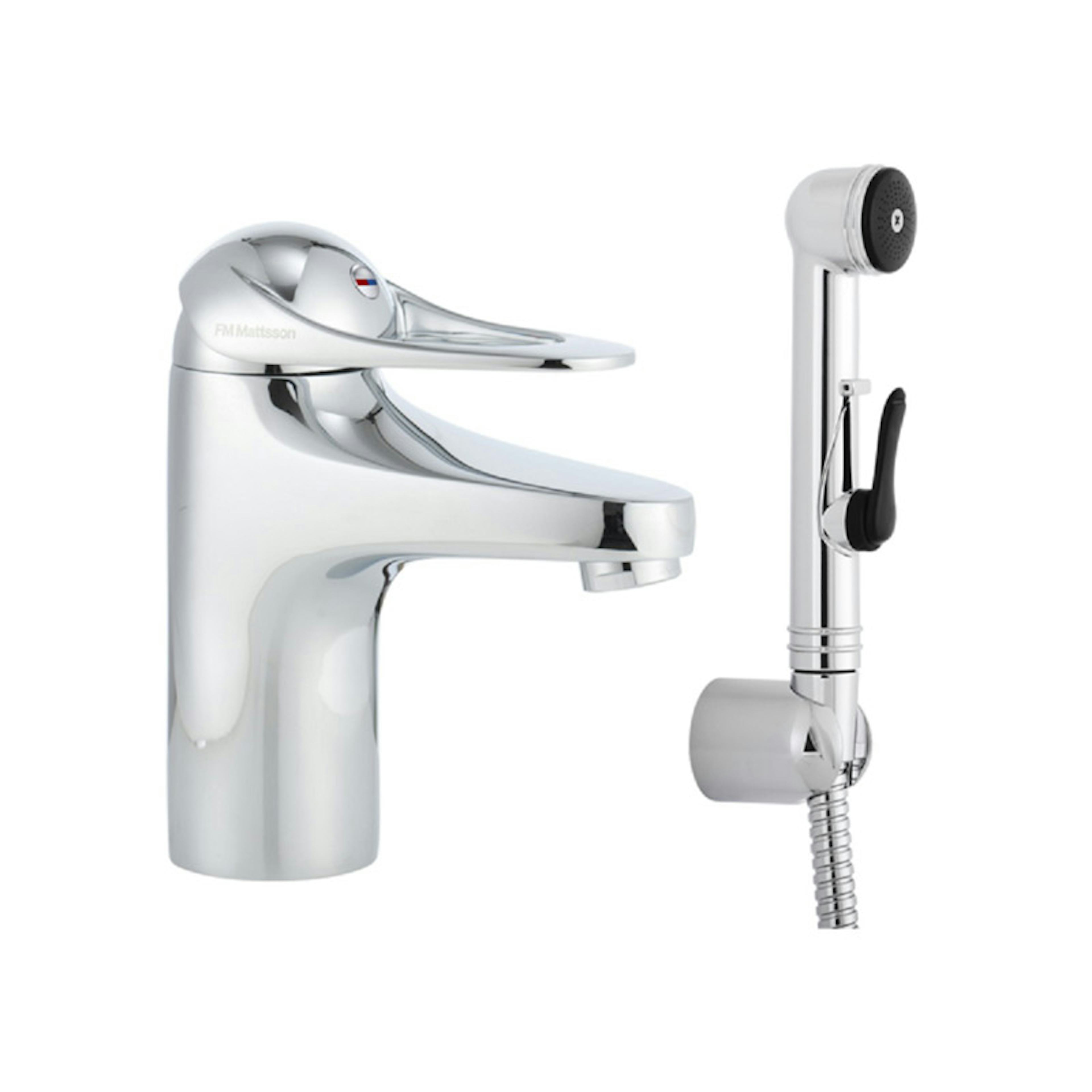 Tvättställsblandare FM Mattsson 9000E II  med Handdusch